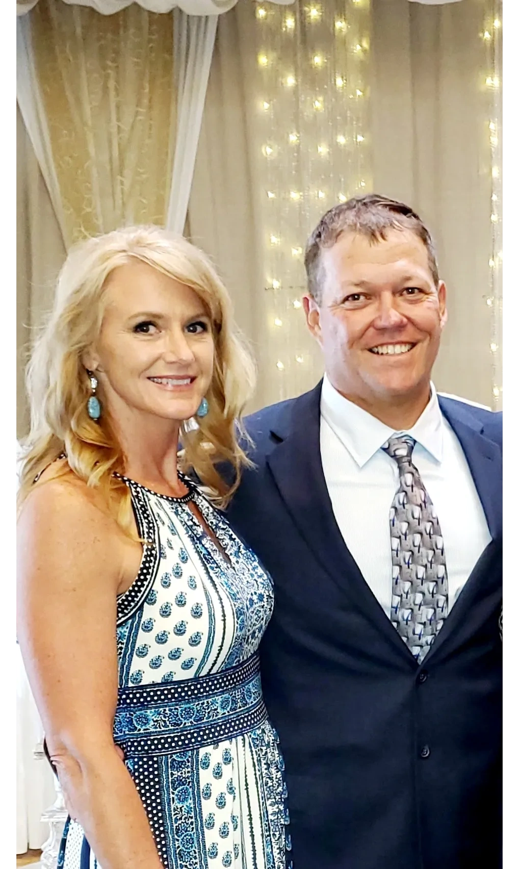 Steve and Amy Kelly, formal portrait