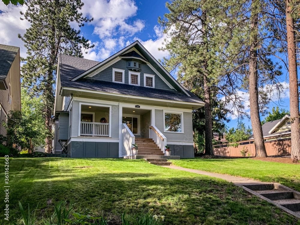 House with welcoming front door
