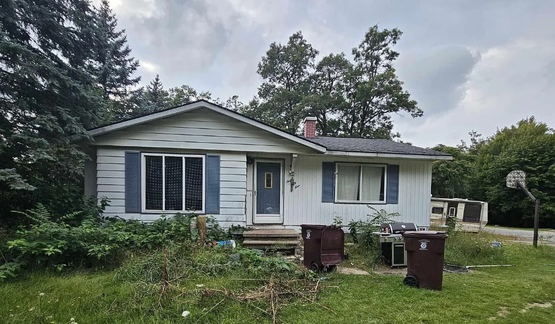 Well-maintained house exterior